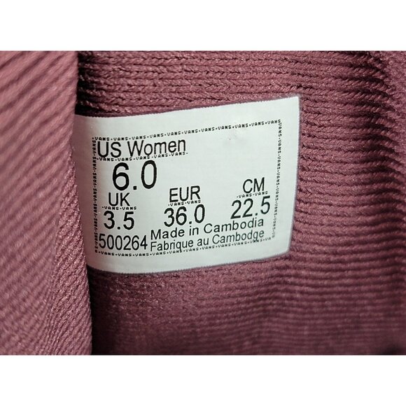 Vans Range Exp Suede Canvas Shoes Sneakers Womens Size 6 Red White VN0A5HVB1N0 - Picture 7 of 10